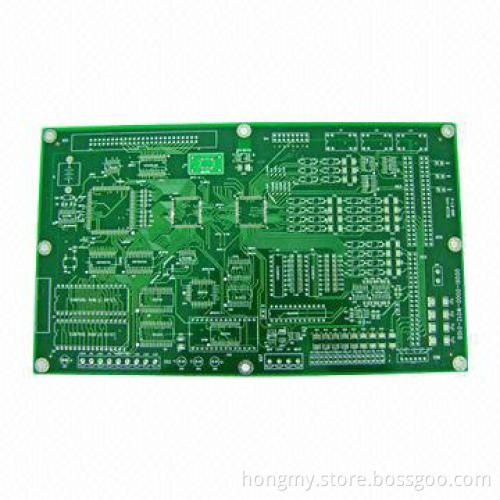 HASL/OSP Surface Finish Multilayer PCB, 6-layer Industrial Control Board with Green Solder Mask